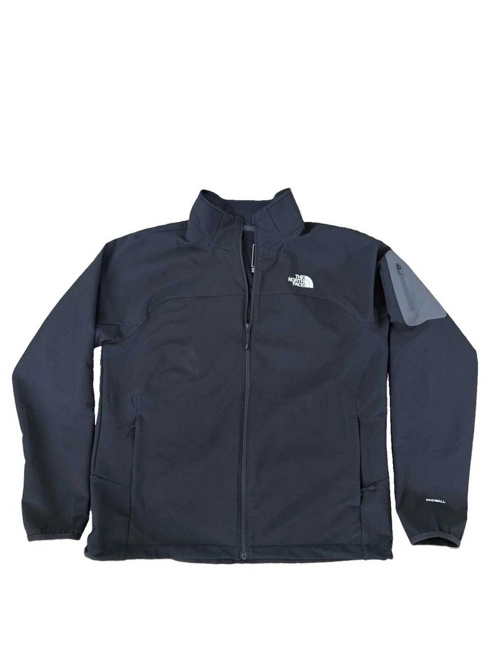 Men’s The North Face WindWall Full‑Zip Jacket Black Size Large New Without Tags